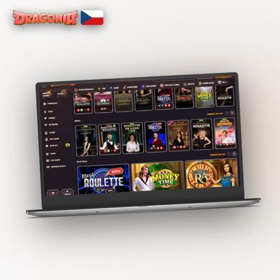 Dragonia Casino na počítači nabízí přes 11 000 her v přehledné herní mřížce