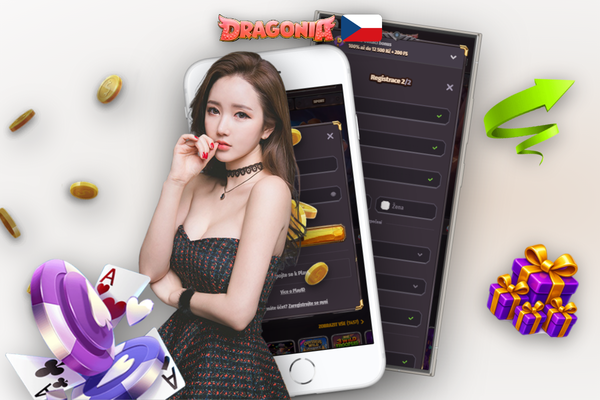 Hráč nahrává doklad totožnosti do Dragonia Casino pro ověření účtu