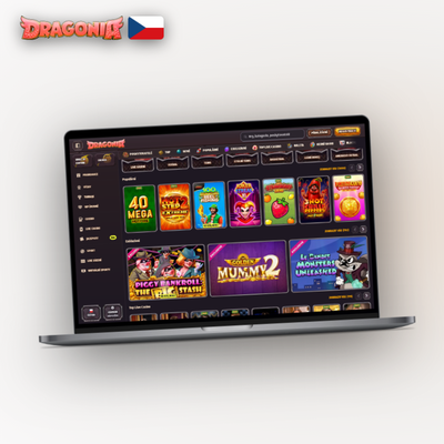 Živé casino Dragonia Casino na počítači s ruletou a krupiérem ve fullscreen režimu