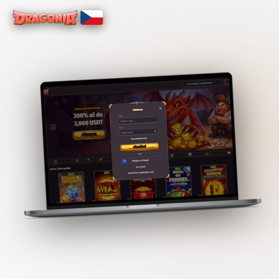 Ikona e-mailu a telefonu pro výběr způsobu vytvoření účtu v Dragonia Casino
