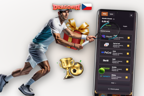 Uvítací bonus 100 % v Dragonia Casino při minimálním vkladu 500 Kč
