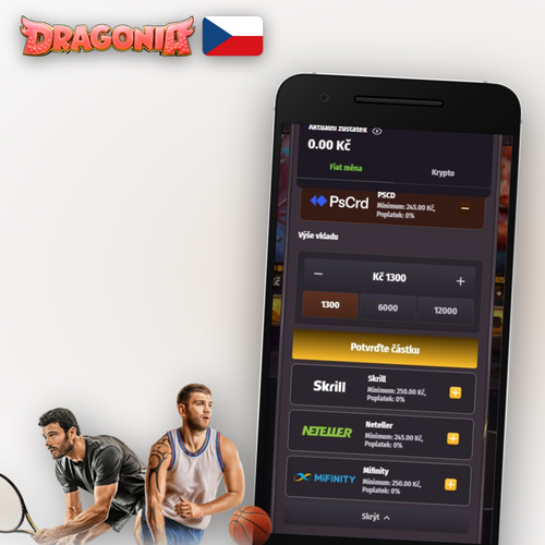Dragonia Casino vklad: karty, e-peněženky a kryptoměny na jednom místě