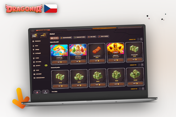 Hráč sleduje plnění obratu bonusu Dragonia Casino s podmínkou 35×