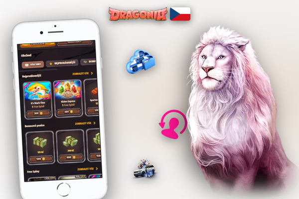Zákaznická podpora Dragonia Casino přes živý chat dostupná 24 hodin denně 7 dní v týdnu